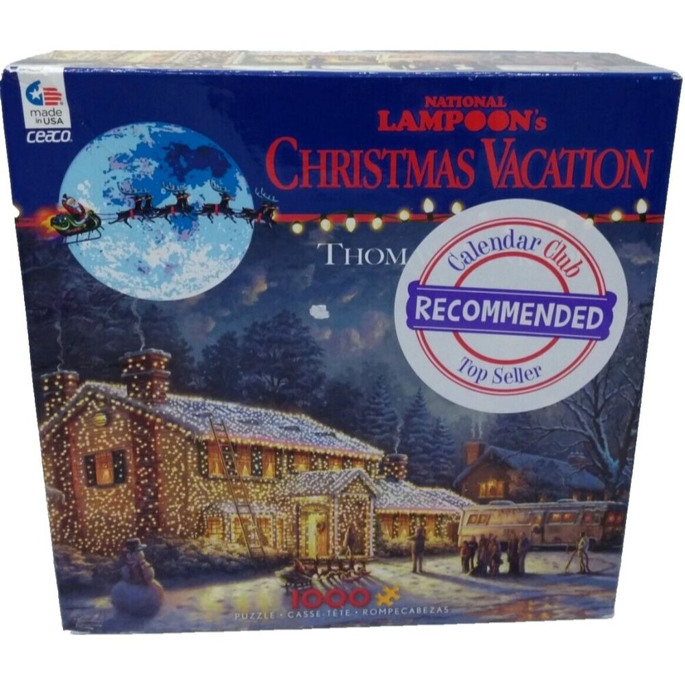 National Lampoon's Christmas Vacation Movie 1000 Piece Puzzle Griswold House